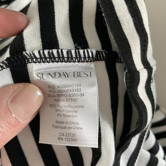 Striped Aritzia Dress - Picture 3 of 4